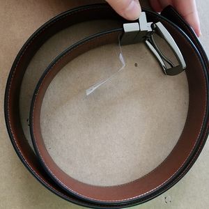 Faux Leather Reversible Belt